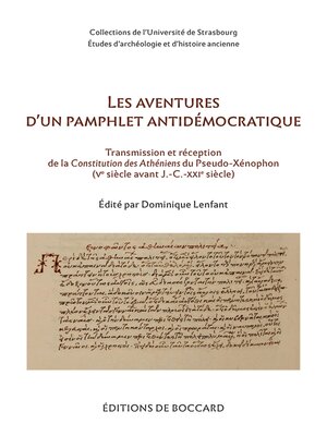 cover image of Les aventures d'un pamphlet antidemocratique